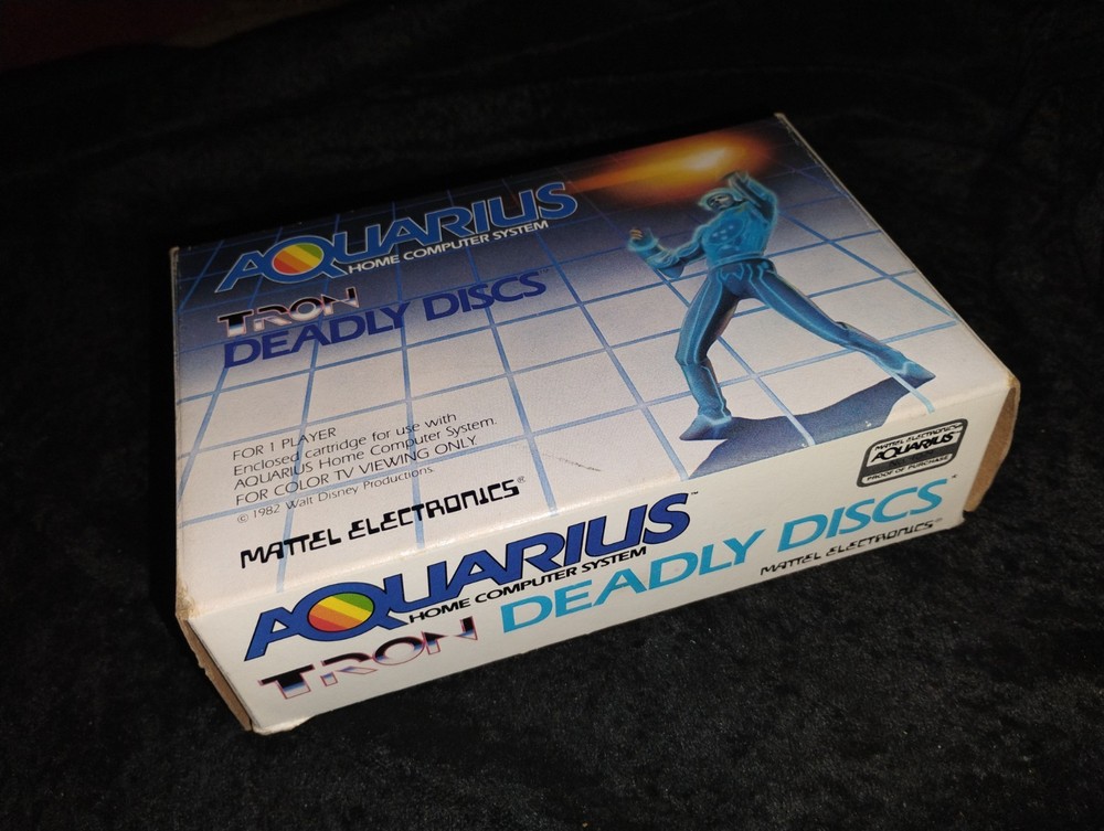 Aquarius Tron Deadly Discs Mattel Electronics Home Computer System 1982 Tron