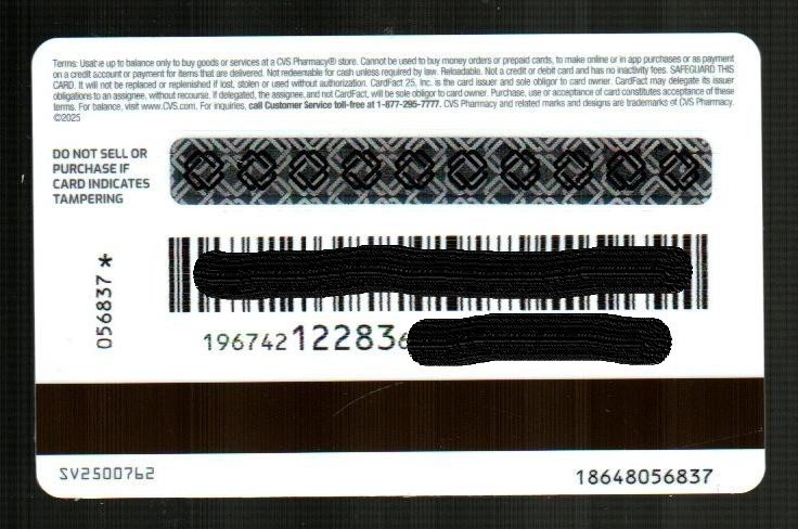 CVS PHARMACY Interlocking Hearts ( 2025 ) Gift Card ( $0 )