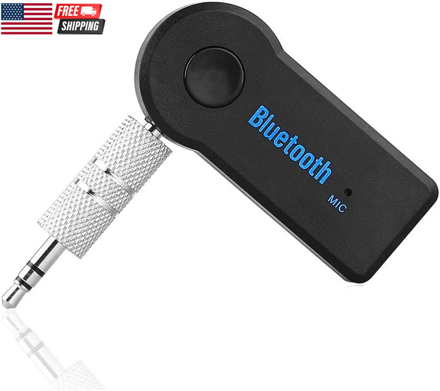 Bluetooth AUX Adapter for Car Wireless Audio Receiver Portable Hands-Free Car Ki
