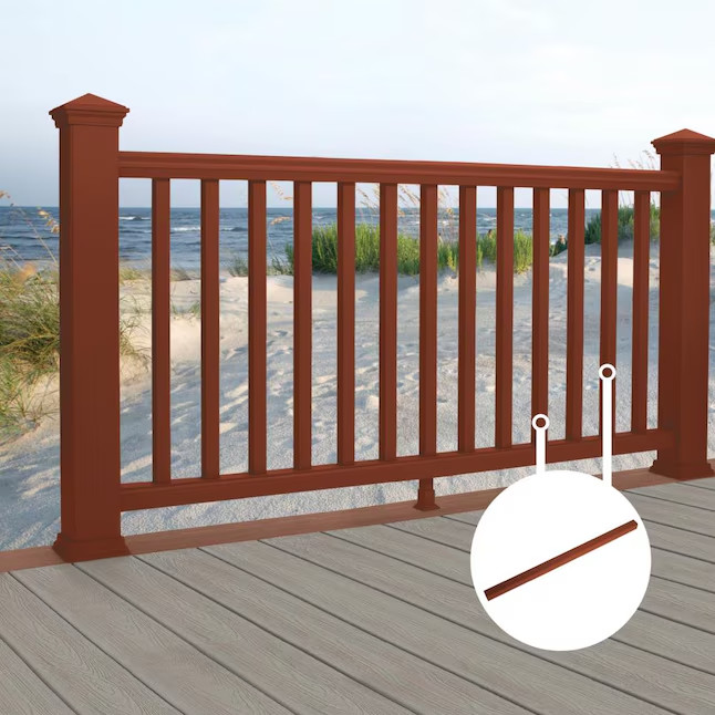 Trex 2-in x 30-in Transcend Fire Pit Composite Square Deck Baluster 16-Pack