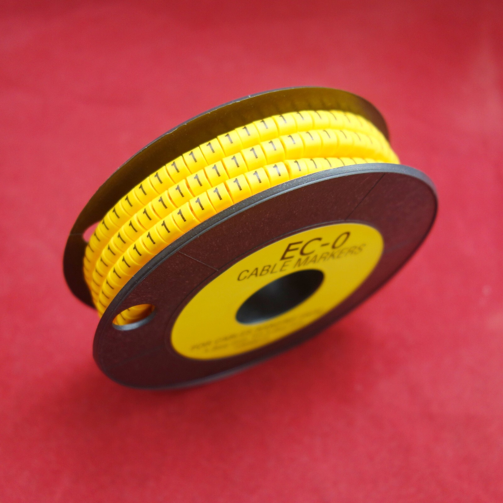 1Roll EC-0 Cable Markers 1000pcs For 0.75-3mm2 wire Number 0-9 soft PVC