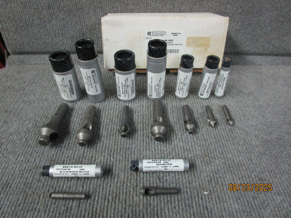 Weldon 99034-94-W 9PC Counter Sink Set