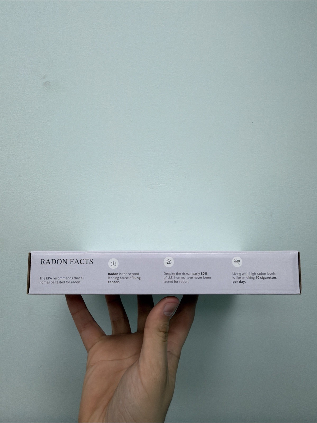 Airthings Battery Operated Digital Radon Detector 2350