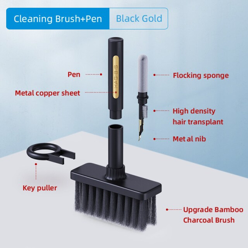 Multifunction Clean Brush Tools for Keyboard Cleaner Laptop Bluetooth Earphone