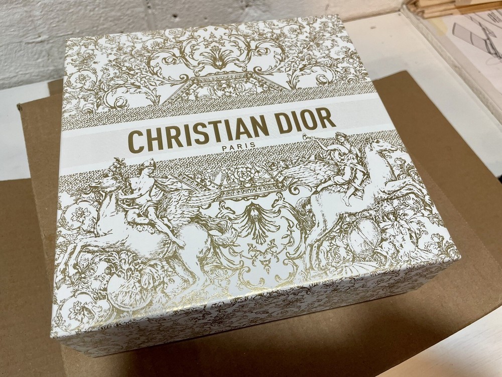 Authentic Christian Dior Empty Gift Box 8 “X 8” X 2.75” Inside Dimensions