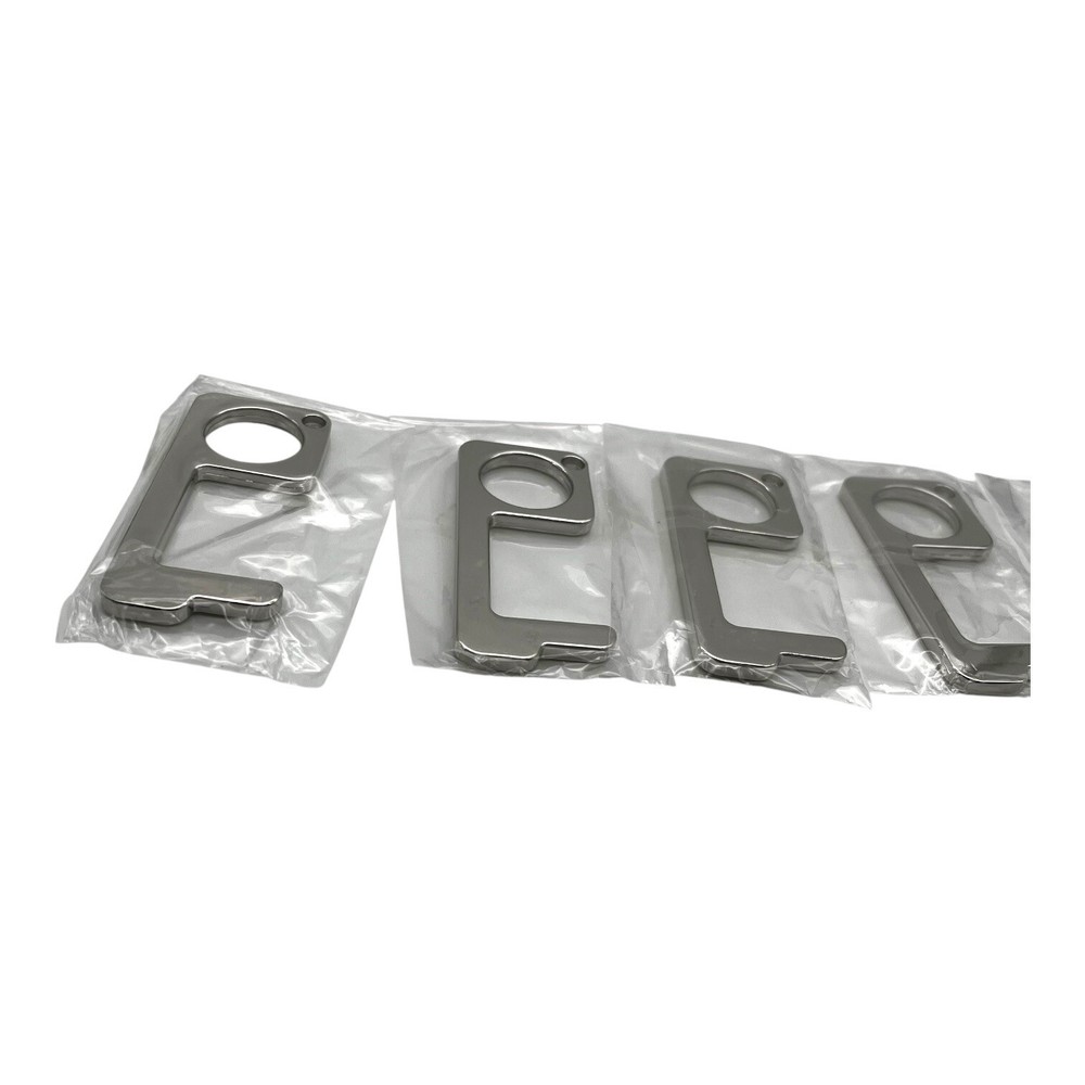 5Pcs Silver Touchless Silvery Door Opener