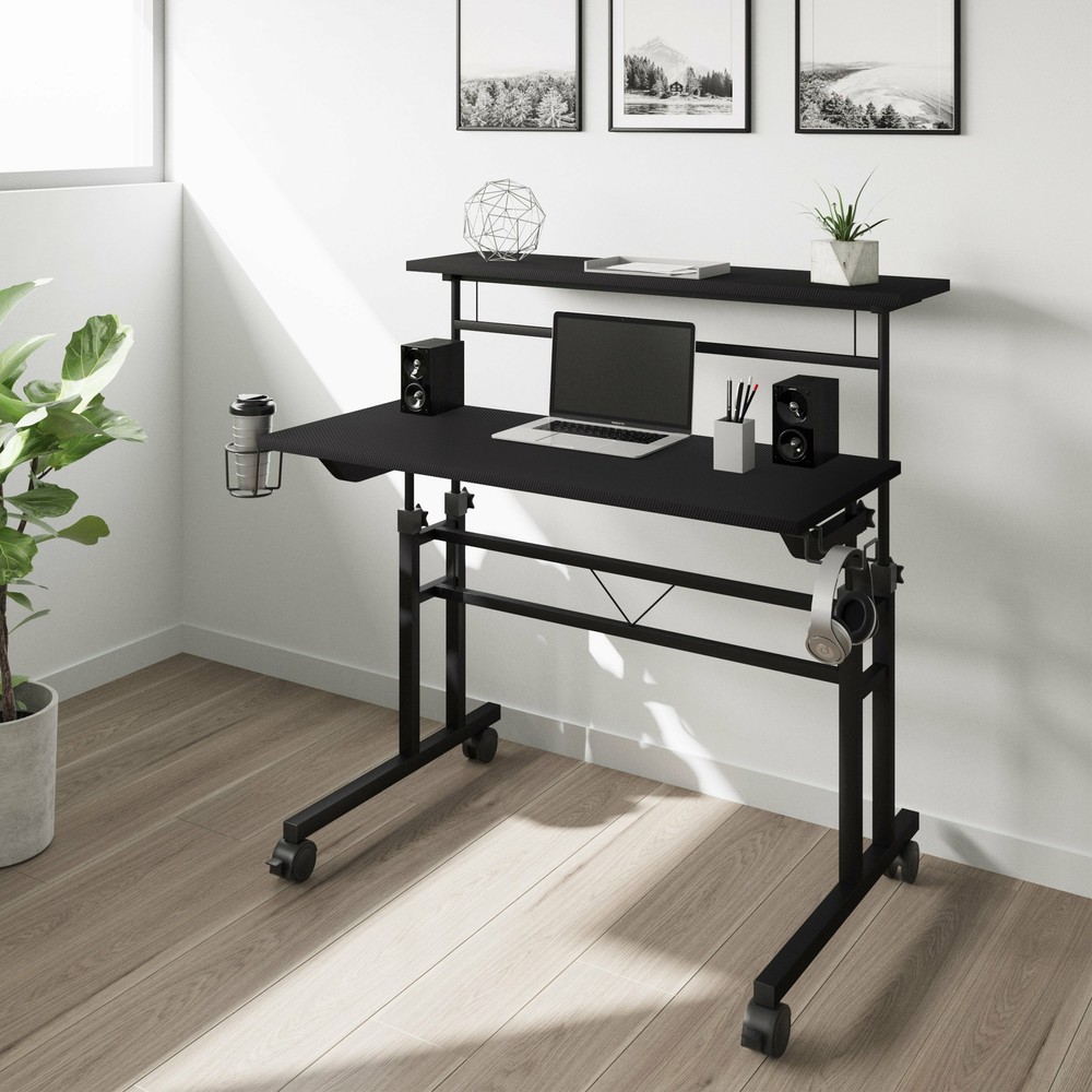 Techni Mobili Adjustable Rolling Desk