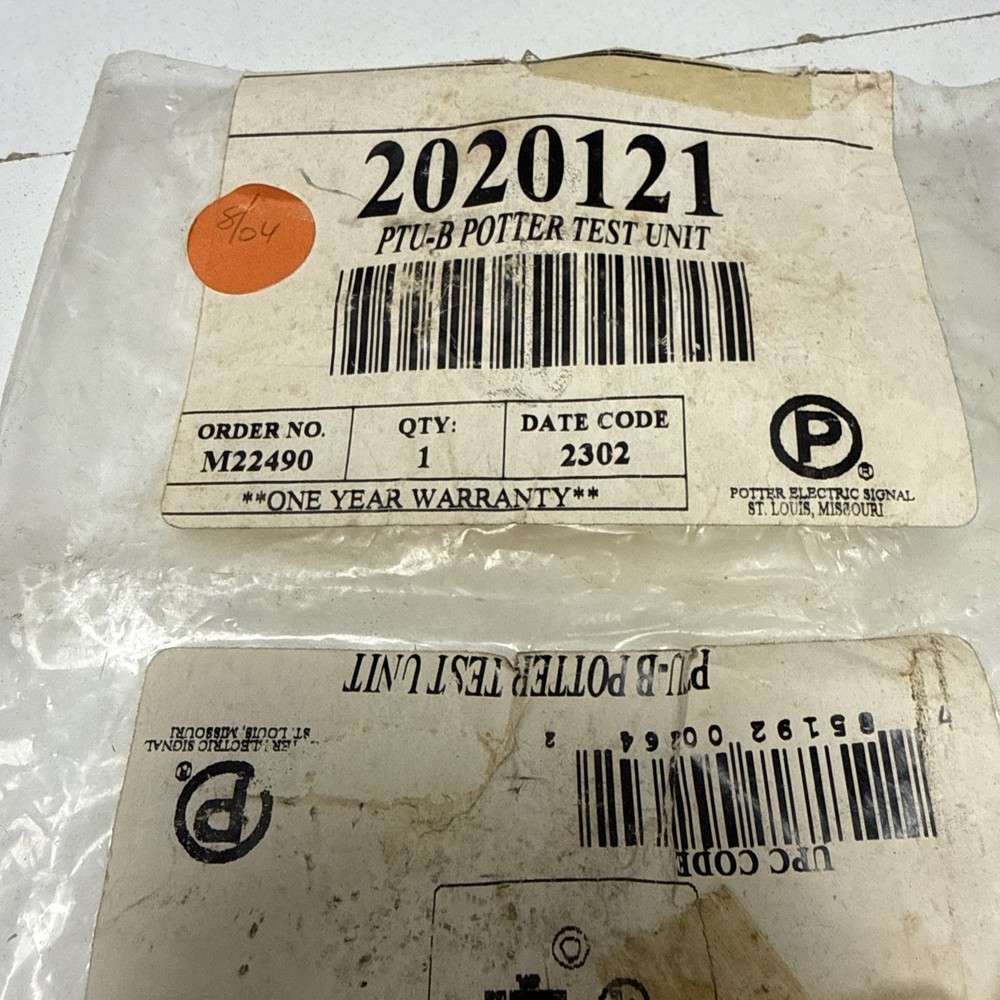 Potter Electric PTU-B Potter Test unit 2020121