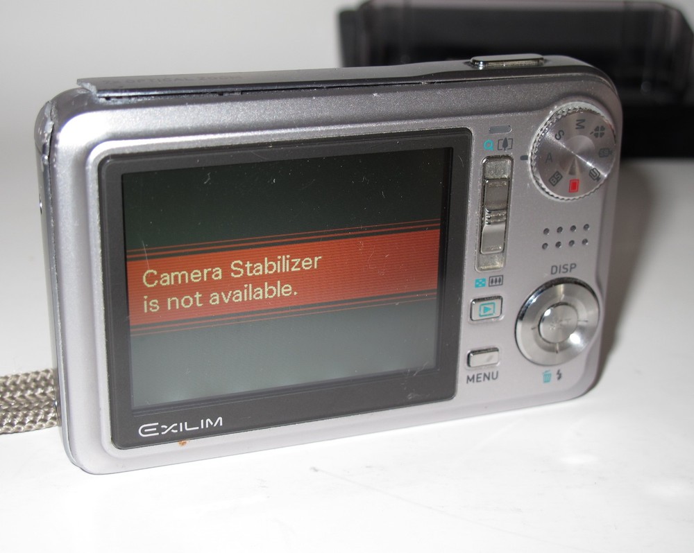 Casio Exilim EX-V7 7.2 MP Point & Shoot Digital Camera (Stabilizer Error)