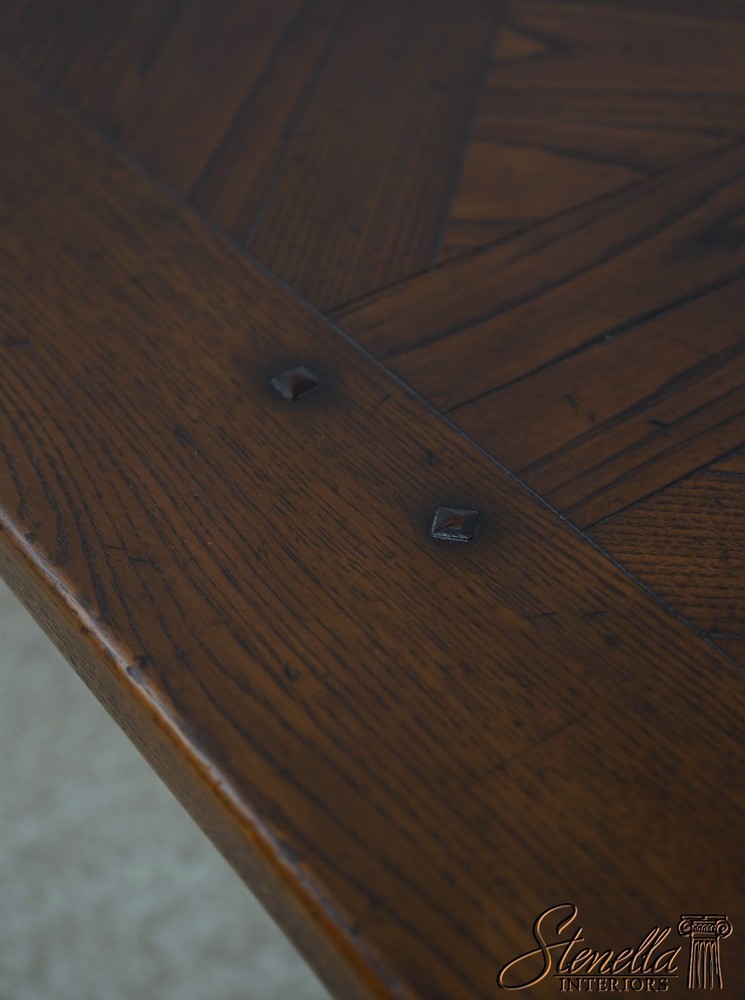 L72587: JONATHAN CHARLES Large Chestnut Banquet Dining Table