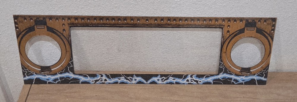 SEGA FRANKENSTEIN PINBALL SPEAKER PANEL GRILL PLASTIC ORIGINAL