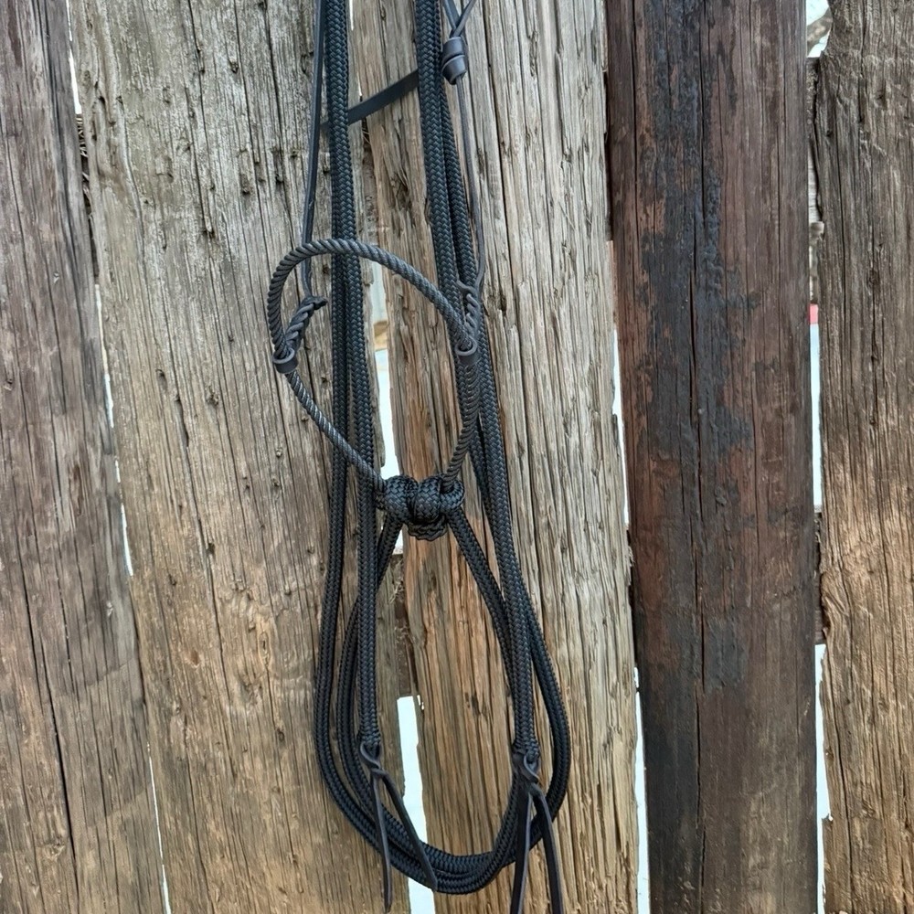 Loping Hackamore - Hand Made In Texas - Colt Starting Bridle