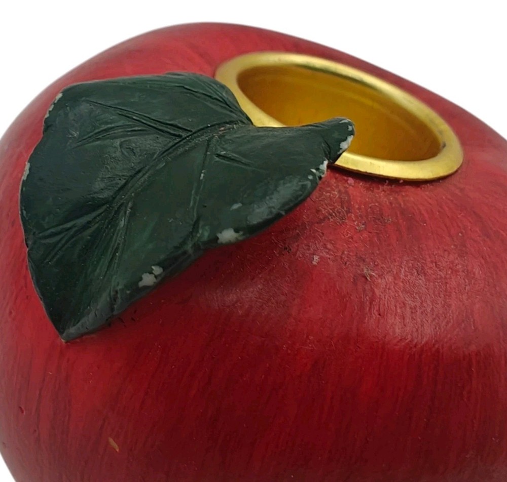 Apple Candle Holder W Mouse Teacher Abc Math
