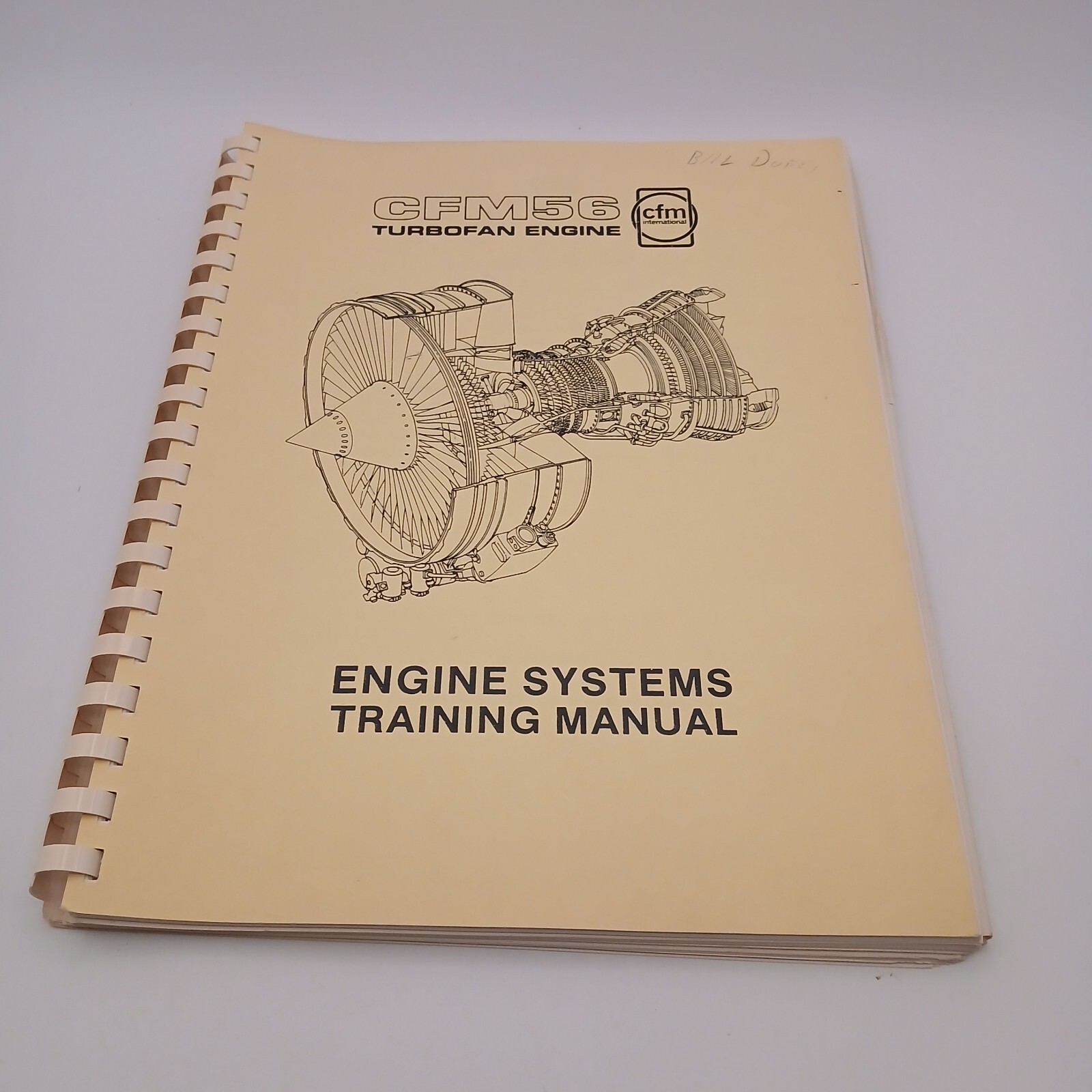 Vintage CFM International CFM56 Turbofan Engine - Engine Systems Training Manual