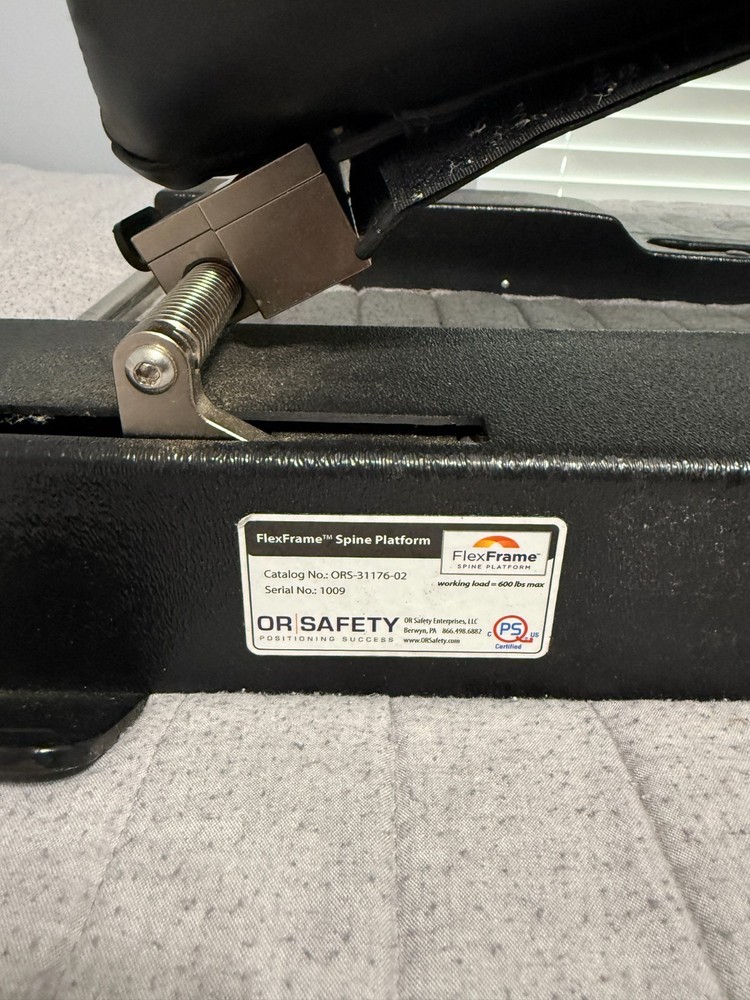 OR Safety FlexFrame Spine Platform