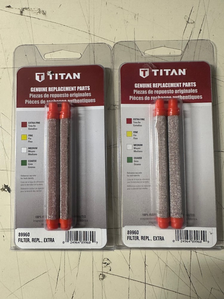 Titan 0089960 RED 150 MESH - EXTRA FINE (2-PACK) FILTER