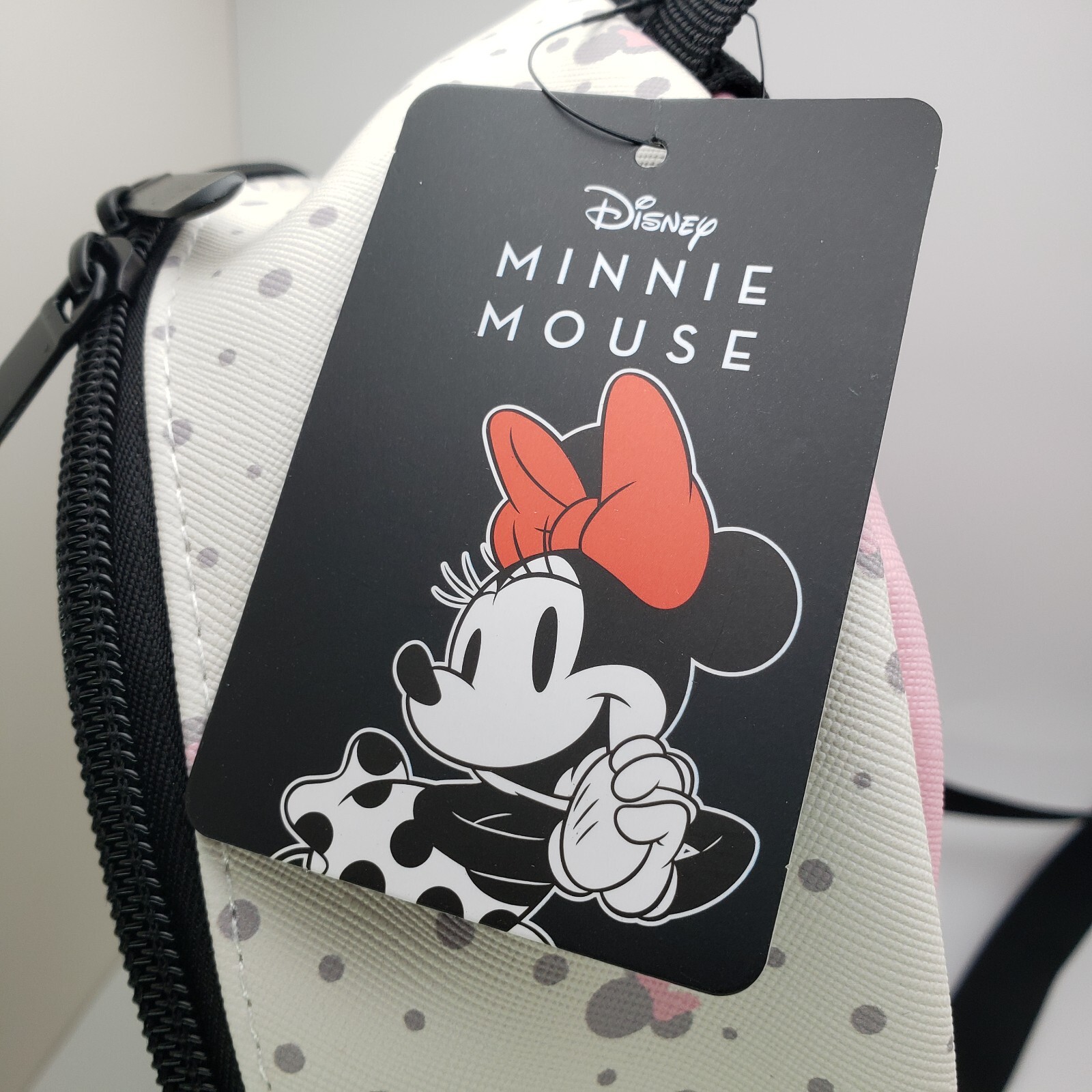 Disney - Minnie Mouse Mini Backpack Pink & White (NWT) Minnie House, Bioworld