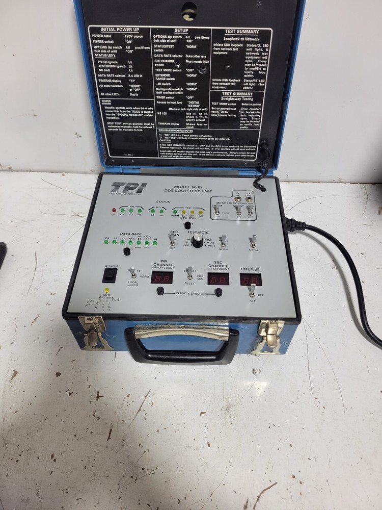 TPI MDOEL: 90 E DDSLOOP TEST UNIT TELEPATH INDUSTRIES MODULE USED