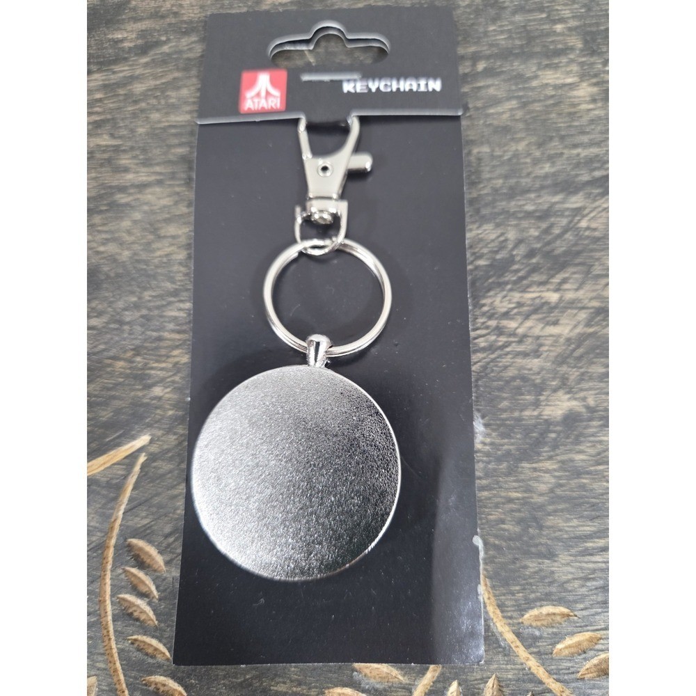ATARI Round Logo Metal Keychain