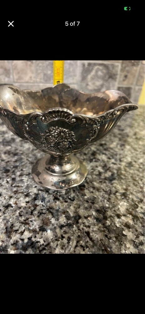 Vintage Silver Plated Compote/Trinket Dish