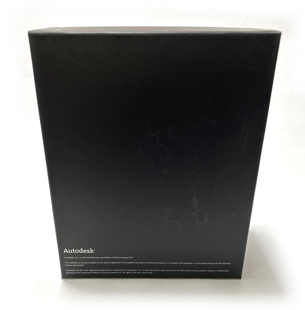 RARE Discreet Logic BURN Software BOX & INSERTS ONLY, 2009