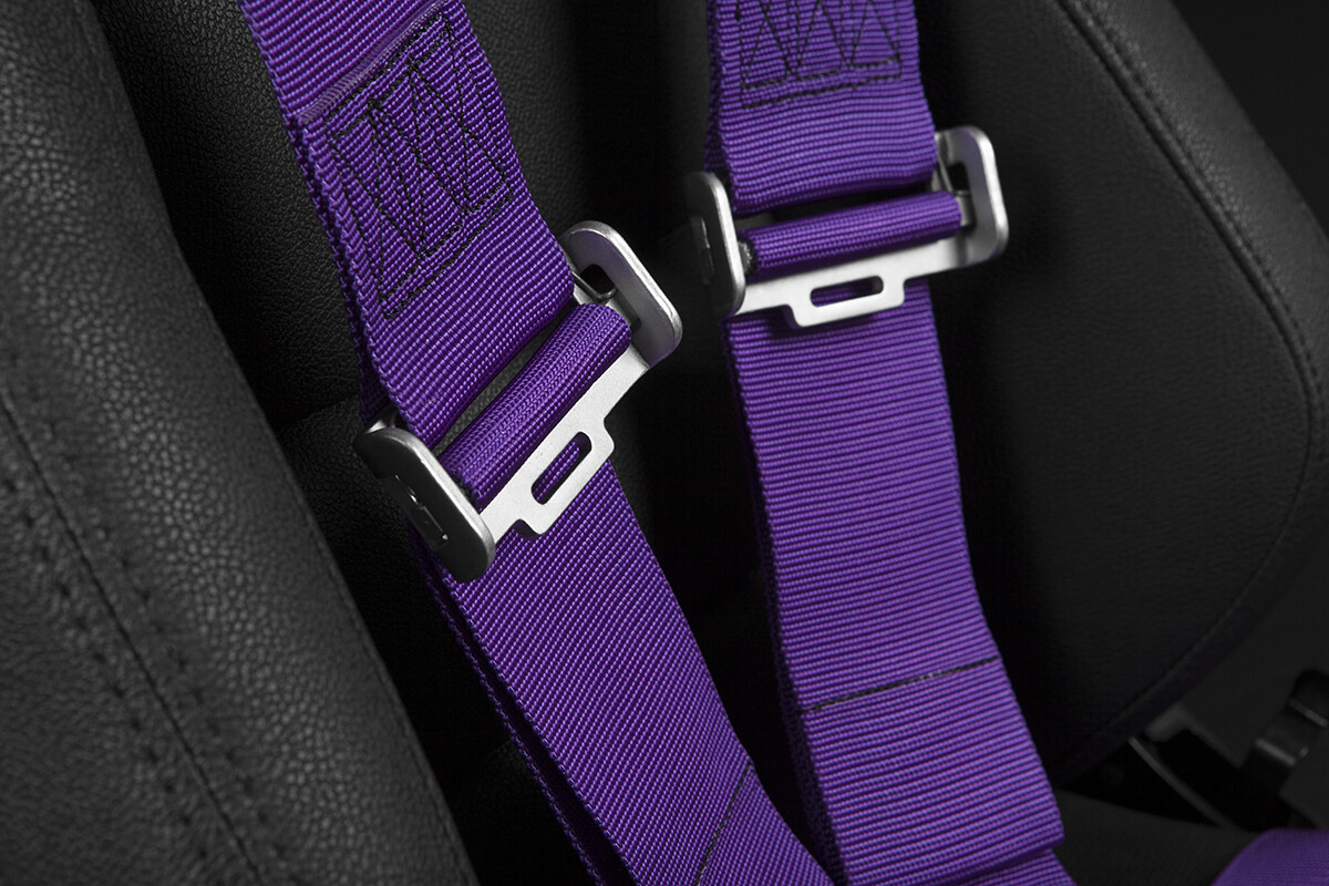 BRAUM Racing PURPLE 5 Point 3" Inch SFI Certified 16.1 Racing Harness Single New