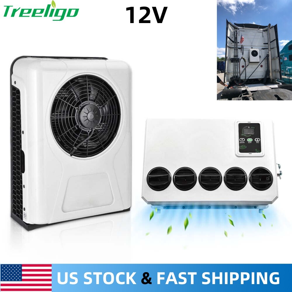 12V RV Air Conditioner 12000 BTU Split Car AC Unit Kit Fit Truck Cab Bus Caravan