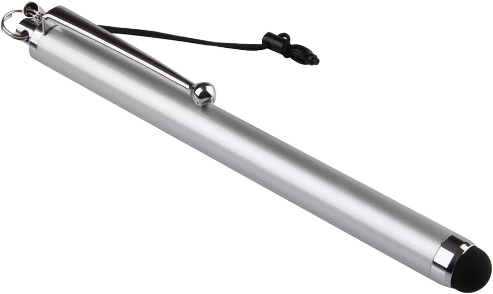 amPen Stylus, Capacitive Stylus Ultra-Sensitive , Silver, Non-Replaceable Tip