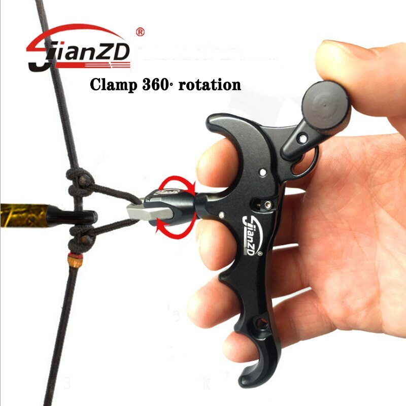 Compound Bow Aid Releaser Adjustable Can Rotate 360° Thumb Release Bow