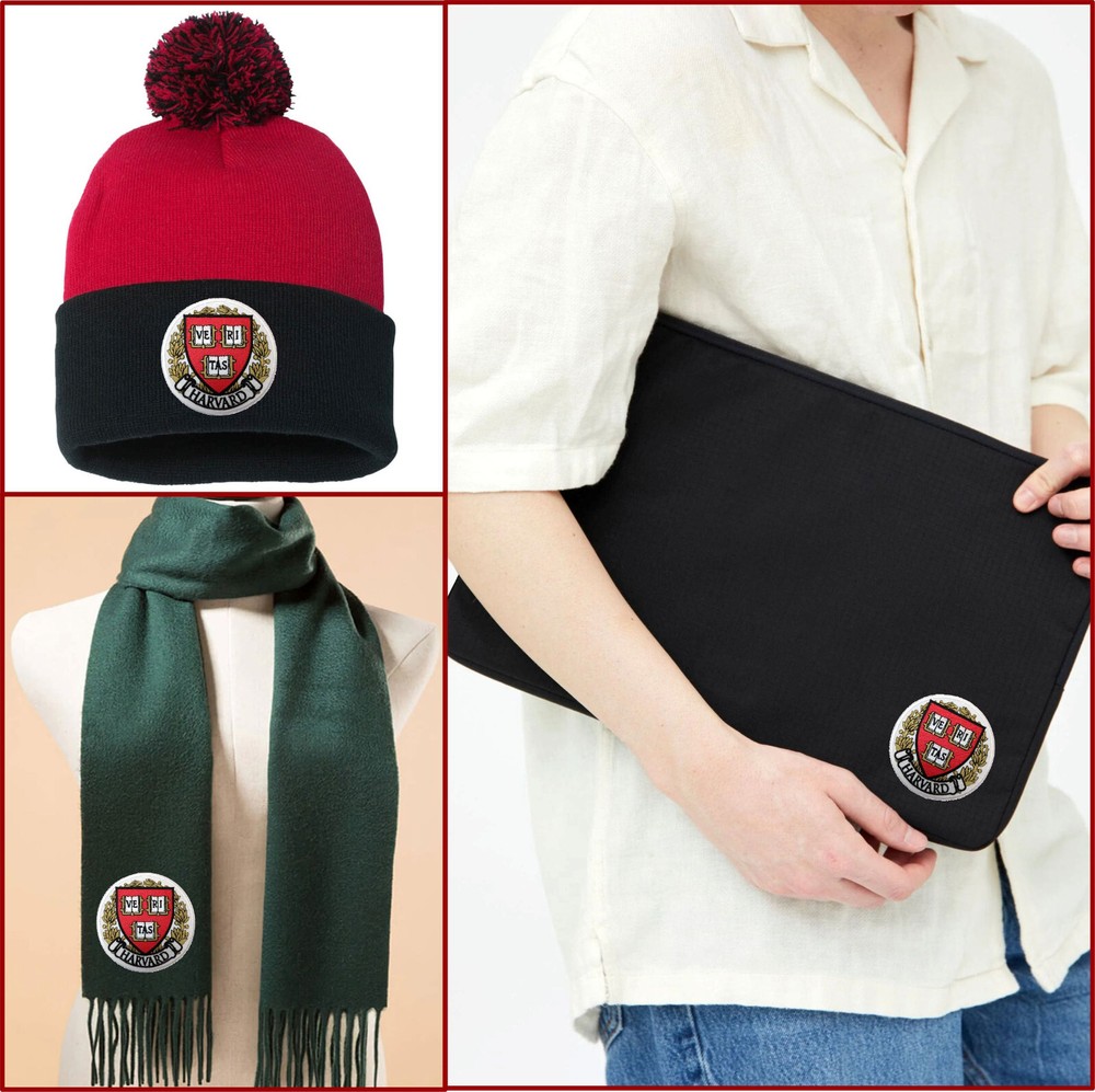 Harvard University Logo Iron On Patch - Sew Patch - Embroidered Patch 4"x4"