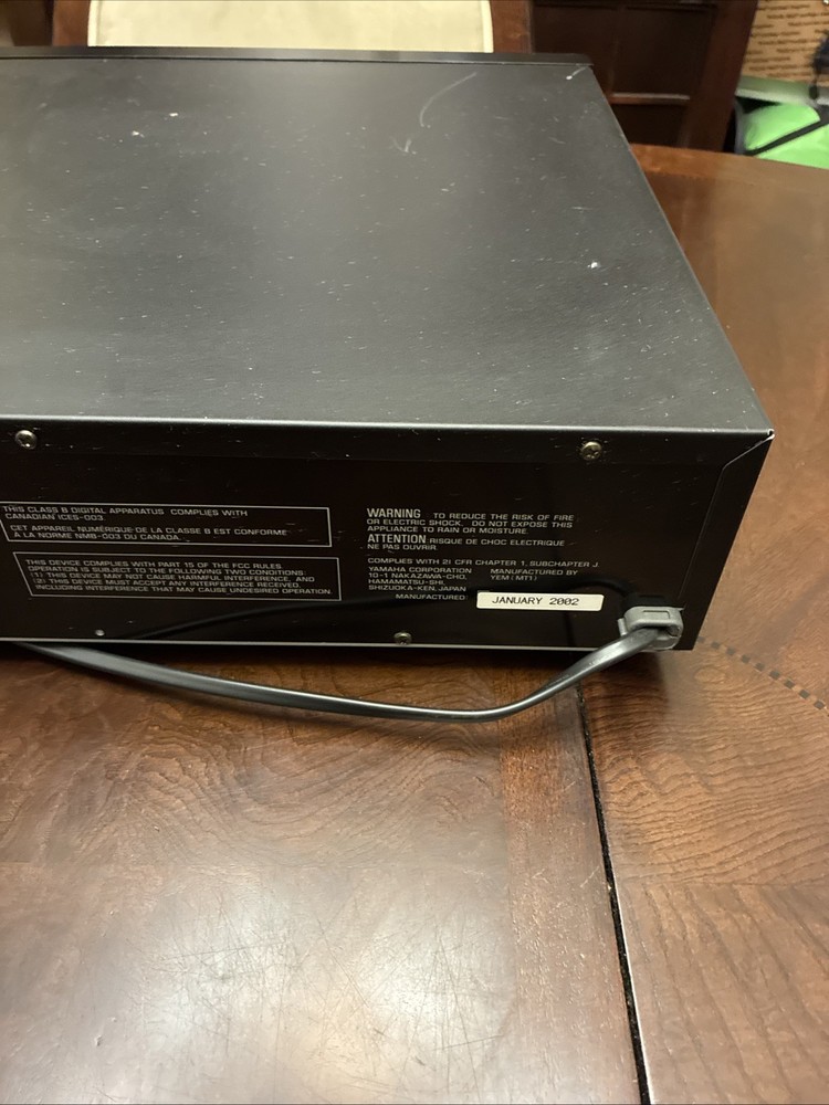 Yamaha CDC-685 CD Changer - Tested