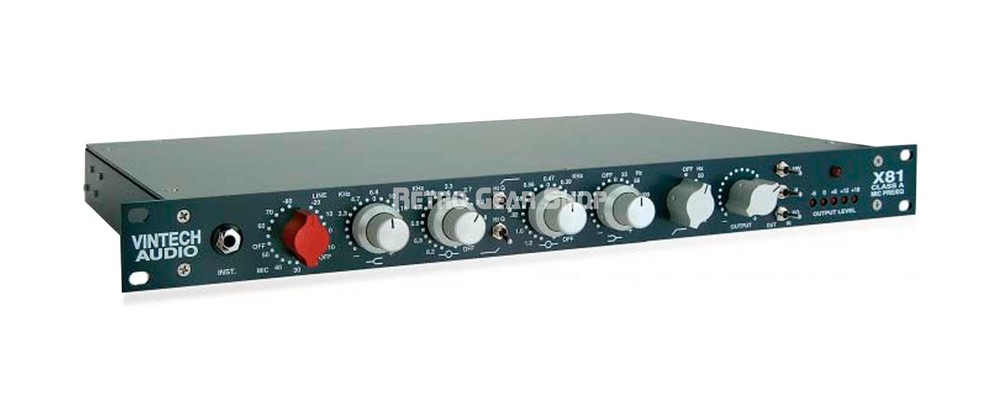 Vintech Audio X81 Microphone Preamplifiers with Equalizer