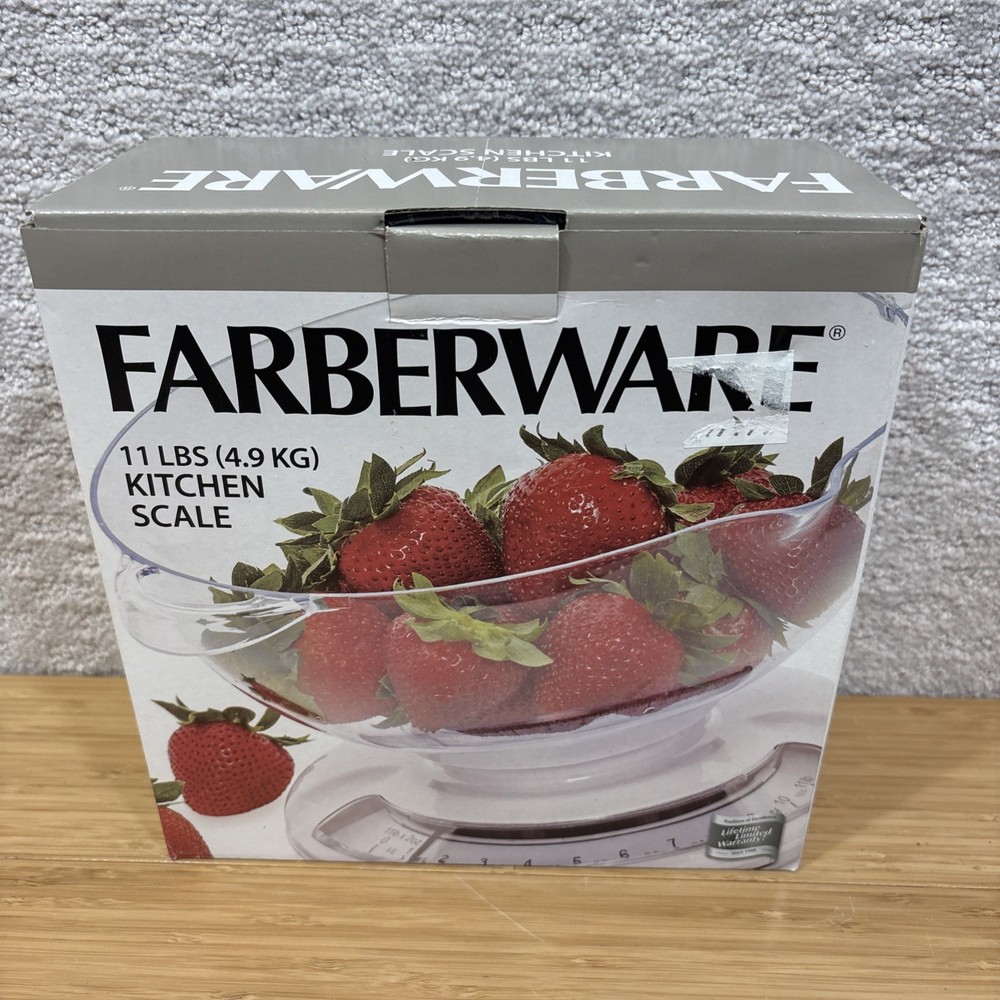 Farberware 11 Lb Kitchen Scale New In Box Removable Bolt