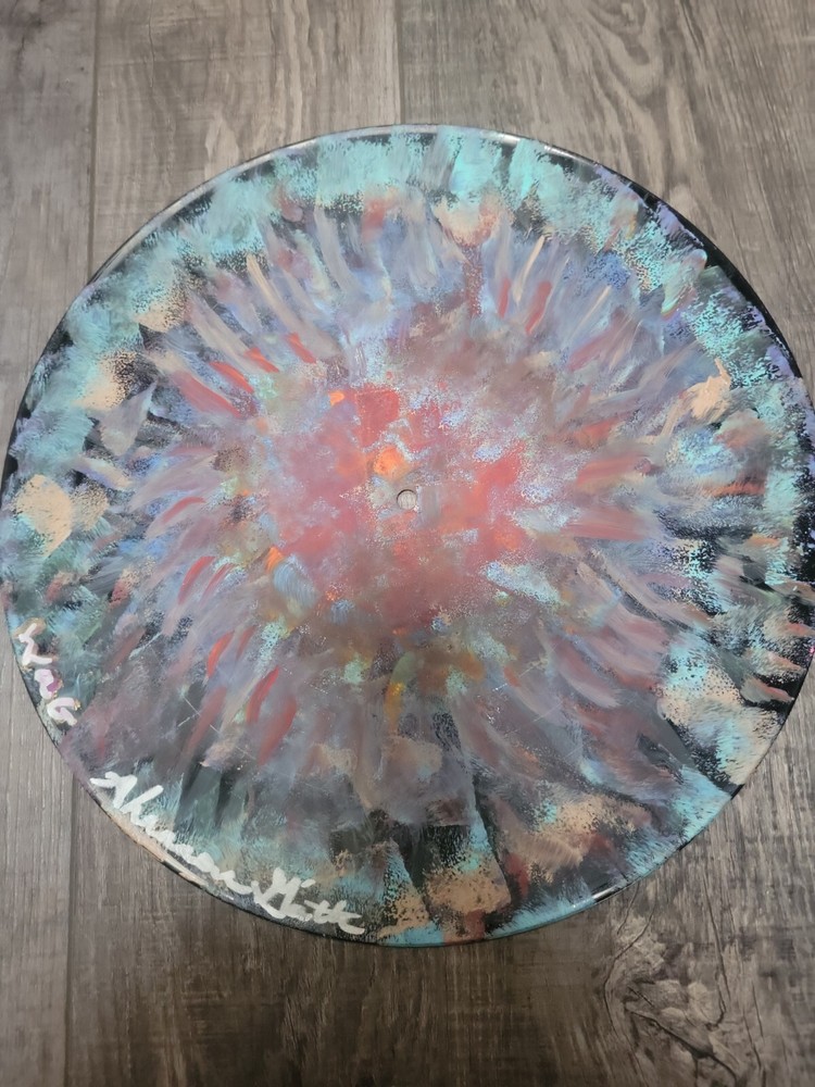 Handpainted 12"vinyl Record