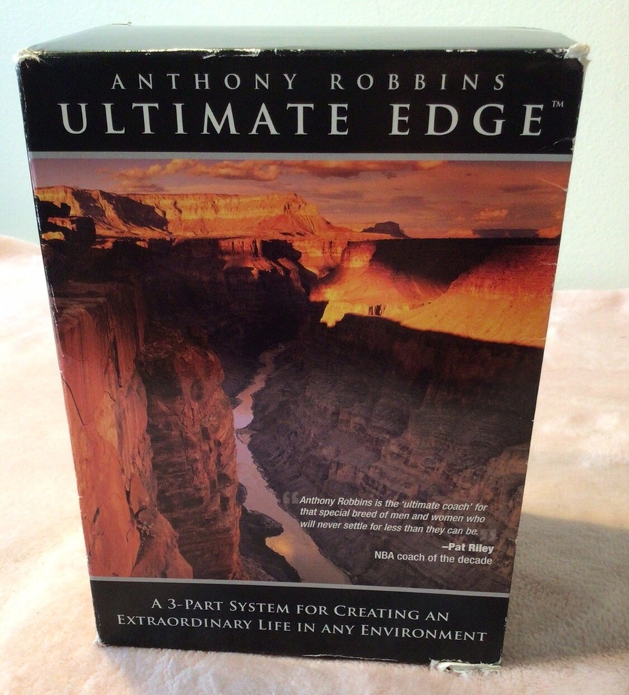 Anthony Tony Robbins ULTIMATE EDGE 3 Part System DVD CD Box Set