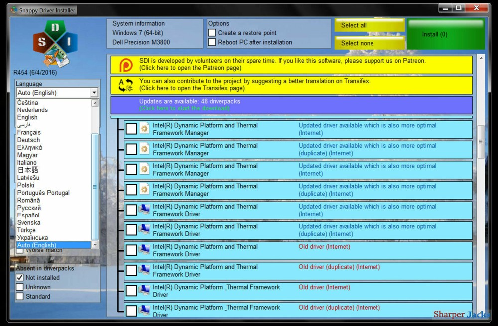 NEW & Fast Ship! Snappy Driver Installer Automatic Driver Installation & Update