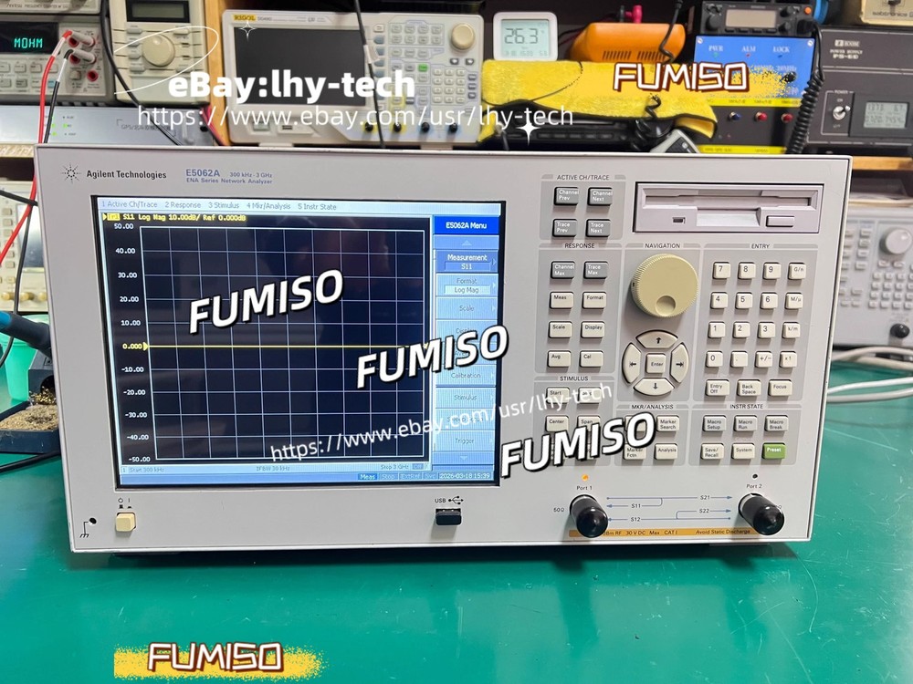 KEYSIGHT / Agilent E5062A 300kHz-3GHz Vector network Analyzer/used&lhy