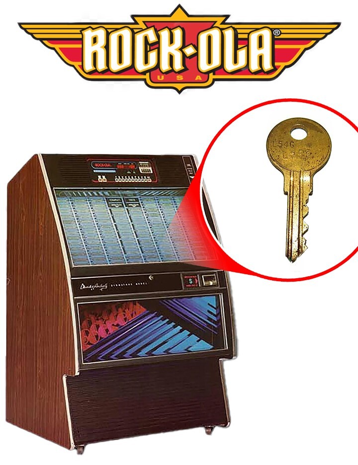 Rock-ola Jukebox key  code L355