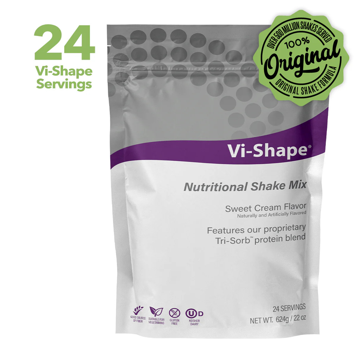 Vi Shape Original Nutritional Shake Mix Sweet Cream Flavor TriSorb Protein Blend