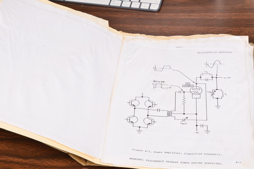 CONTINENTAL 315R-1 828E-1 COLLINS POWER ROCK AM BROADCAST TRANSMITTER MANUAL