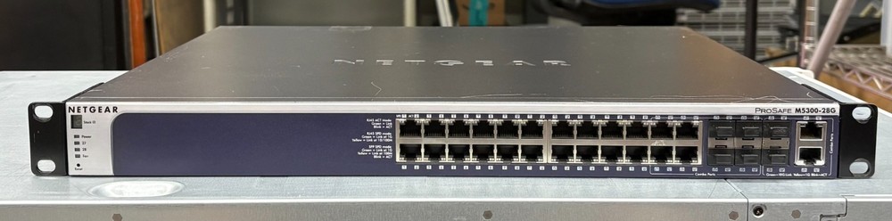Netgear ProSAFE M5300-28G 24-Port Gigabit Layer 3 Managed Stackable Switch