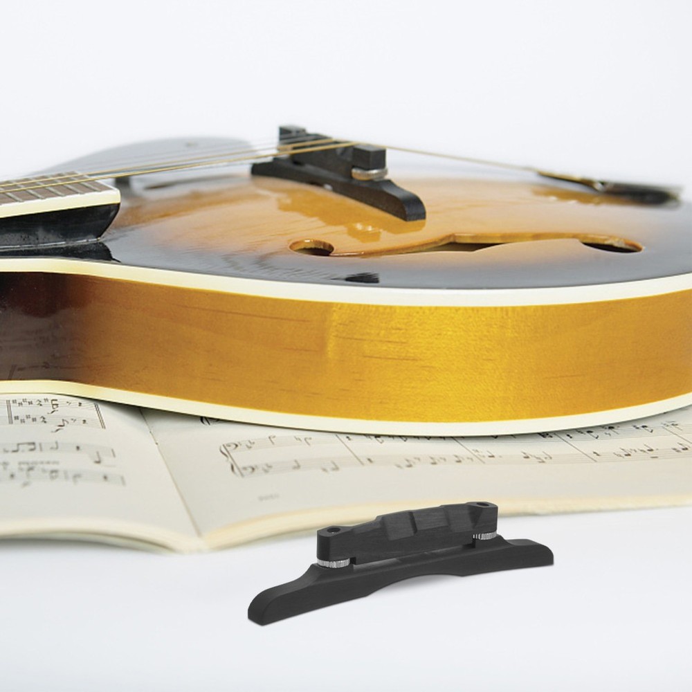 Replacement Mandolin Bridge Wide Flat Top Stringed Instrument Parts