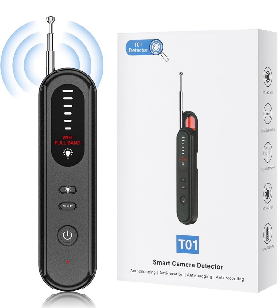 T01 Hidden Camera Detector - GPS, Rf, Microphone Detector - Smart Anti-bugging