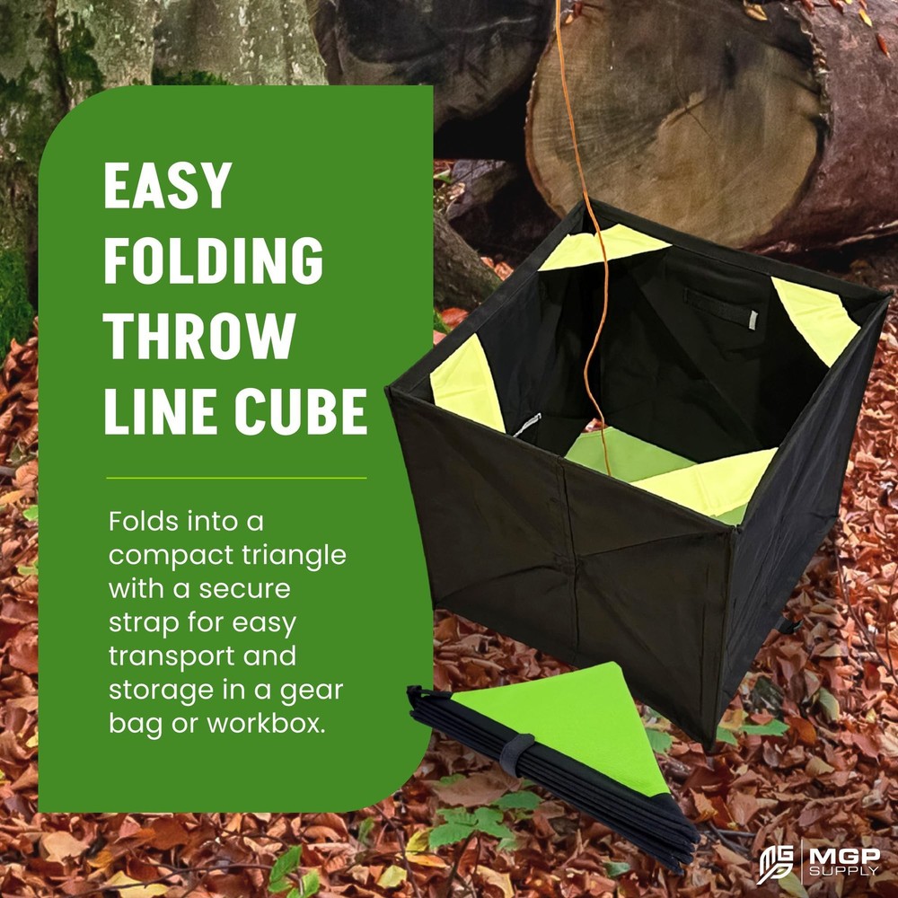 MGP SUPPLY Arborist Throw Line Cube Bag | Durable & Collapsible Storage Cube ...