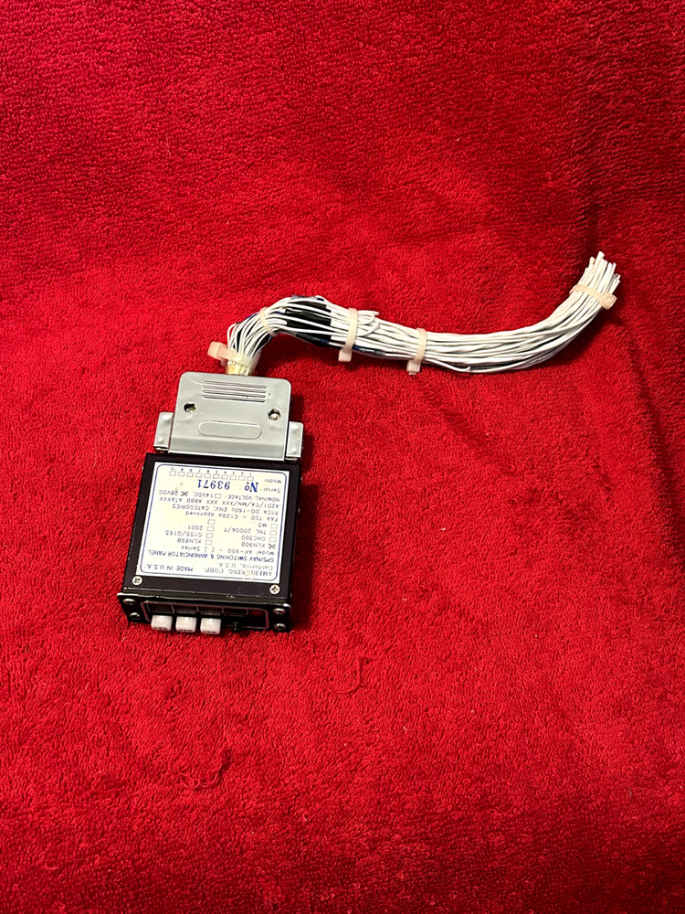AMERI-KING AK 950-KLN 90B GPS/NAV SWITCHING & ANNUNCIATOR PANEL WITH CONNECTOR