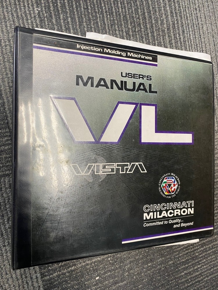 Cincinnati Milacron VL100- User's Manual 4