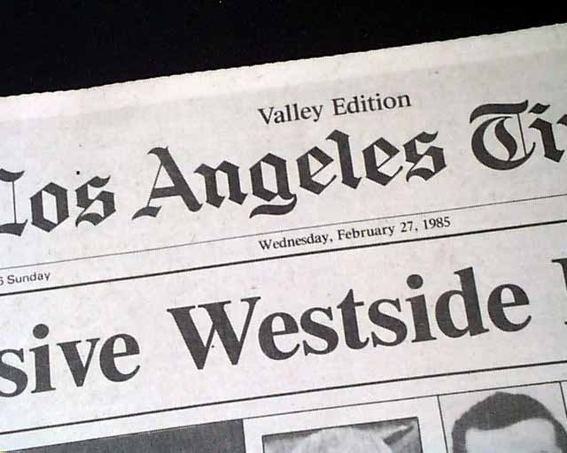 COMMISSION CASE New York MAFIA Crime Bosses Indictments Photos 1985 Newspaper