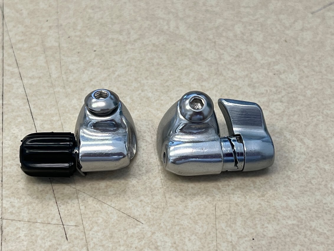 Shimano SM-ST74 Dura Ace STI Cable Stops for Downtube Braze FLAT - NEW (NOS)