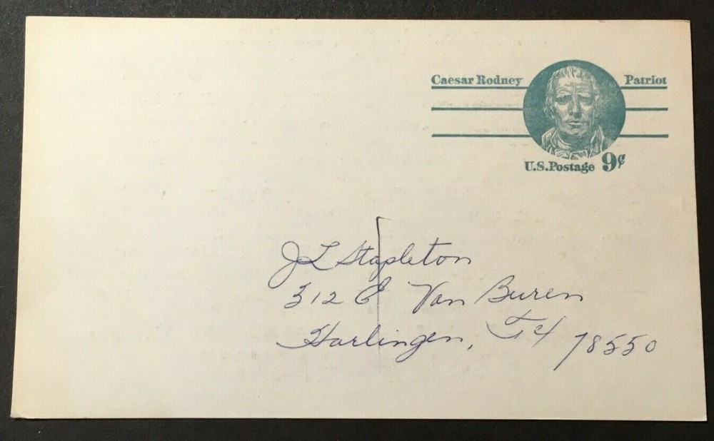US Scott # UX 70  Postcard; Used
