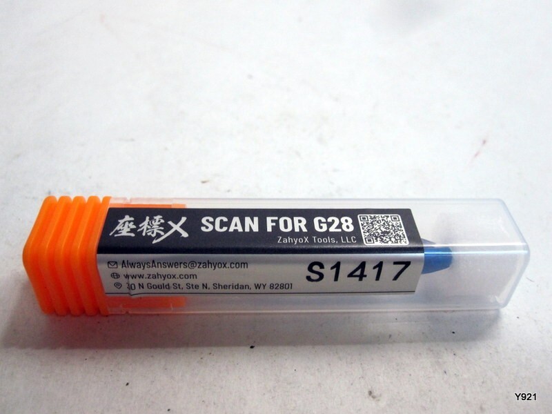 S1417 Solid Carbide nACo Coated Downcut Spiral Router Bit